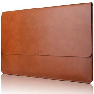 Lenovo Laptop Sleeve 13/14 inch or stylish file folder. Leather Magnetic flap!